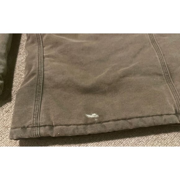 Vintage 90s Mens Large Carhartt Brown Quilt Lined Full Zip Jacket C26CHT - Picture 10 of 10